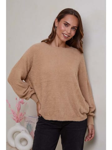 Soft Cashmere Sweter w kolorze karmelowym