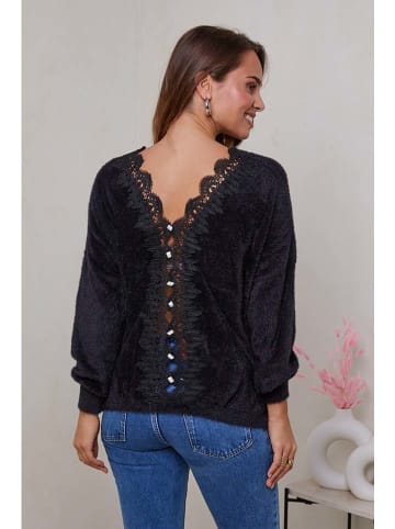 Soft Cashmere Trui zwart