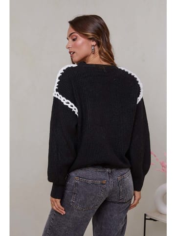 Soft Cashmere Trui zwart