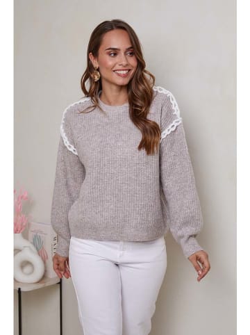 Soft Cashmere Pullover in Taupe