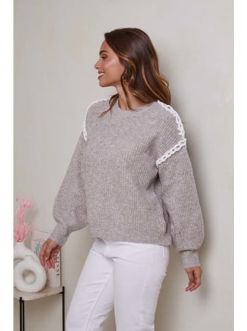 Soft Cashmere Pullover in Taupe