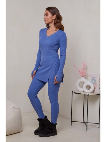 Soft Cashmere 2tlg. Outfit in Blau