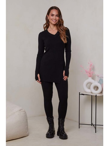 Soft Cashmere 2-częściowy zestaw w kolorze czarnym