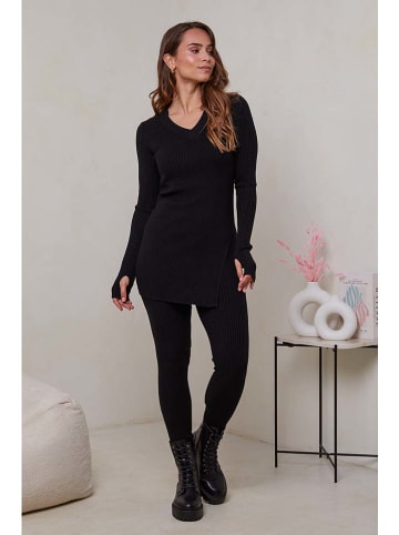 Soft Cashmere 2tlg. Outfit in Schwarz