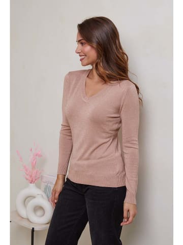 Soft Cashmere Pullover in Camel