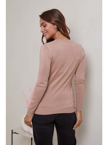 Soft Cashmere Pullover in Camel