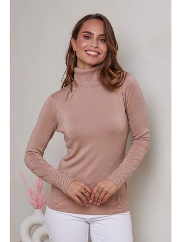 Soft Cashmere Golf w kolorze karmelowym