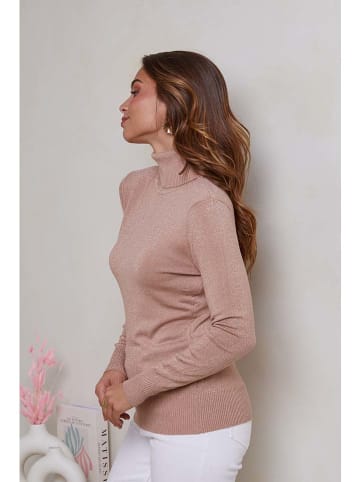 Soft Cashmere Golf w kolorze karmelowym