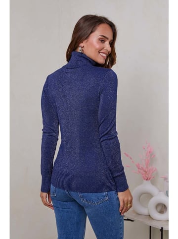 Soft Cashmere Golf w kolorze granatowym