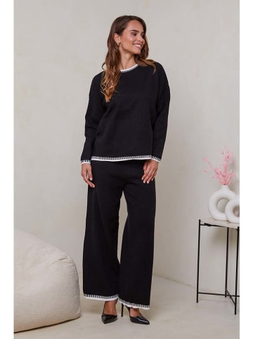 Soft Cashmere 2-częściowy zestaw w kolorze czarnym