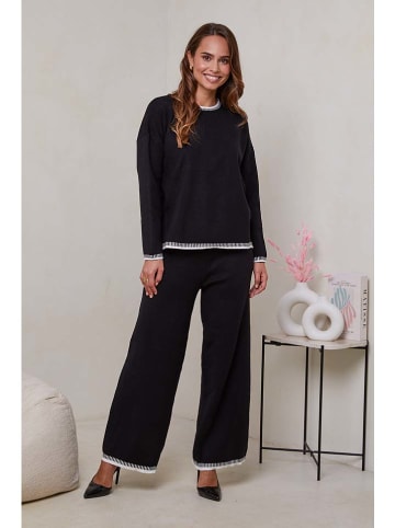 Soft Cashmere 2-częściowy zestaw w kolorze czarnym