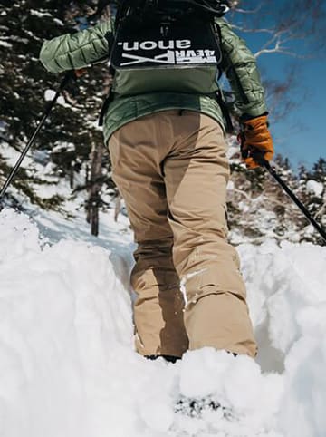 Burton Spodnie narciarskie "[ak] Summit GORE-TEX Insulated 2L" w kolorze beżowym