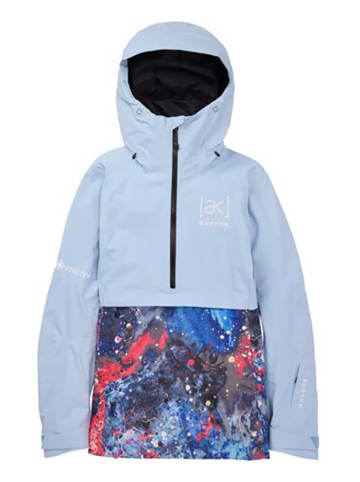 Burton Ski-/ Snowboardjacke "[ak] Kimmy GORE-TEX 2L" in Hellblau/ Bunt
