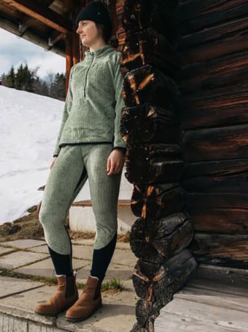 Burton Funktionsleggings "[ak] Baker High Loft" in Grün/ Schwarz