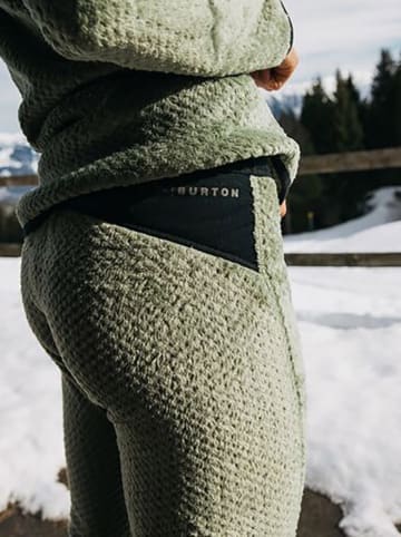 Burton Funktionsleggings "[ak] Baker High Loft" in Grün/ Schwarz