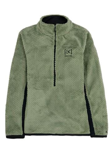 Burton Fleecepullover "[ak] Baker High Loft" in Grün/ Schwarz