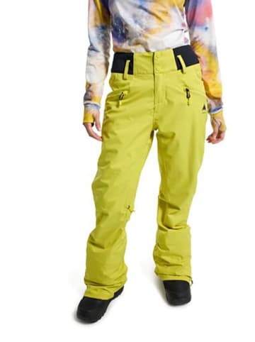 Burton Spodnie narciarskie "Marcy High Rise 2L Stretch" w kolorze żółtym