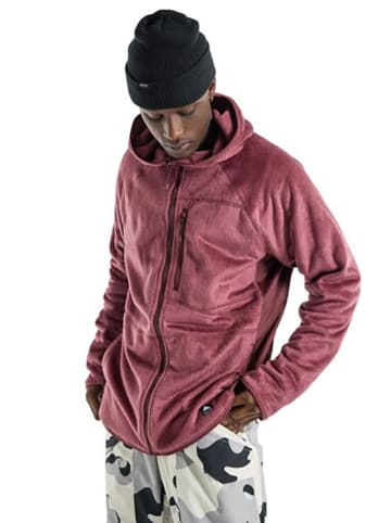 Burton Fleecejacke "Stockrun" in Bordeaux