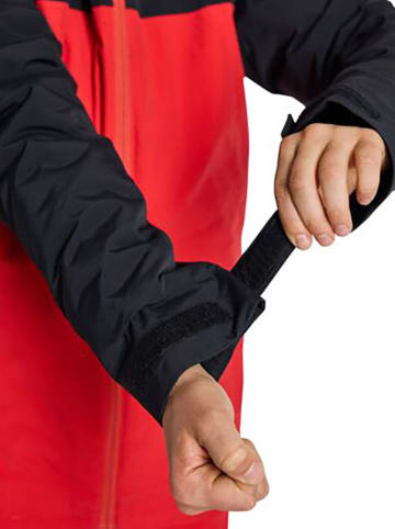 Burton Ski-/ Snowboardjacke "Lodgepole 2L" in Rot/ Schwarz