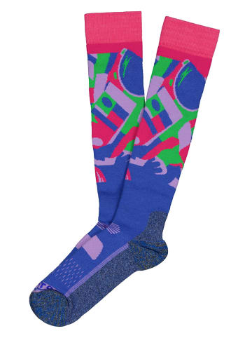 Burton Funktionssocken "Performance Midweight" in Blau/ Pink