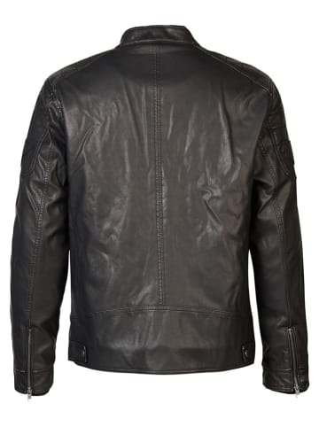 Petrol Industries Kunstlederjacke in Schwarz