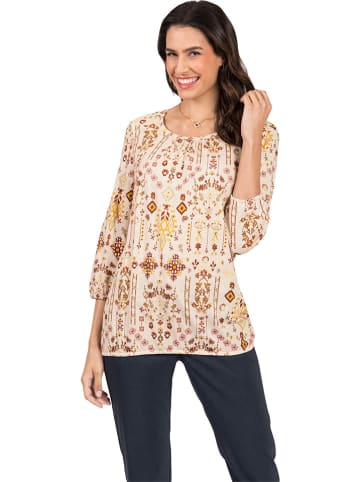 WITT WEIDEN Bluse in Beige/ Rot