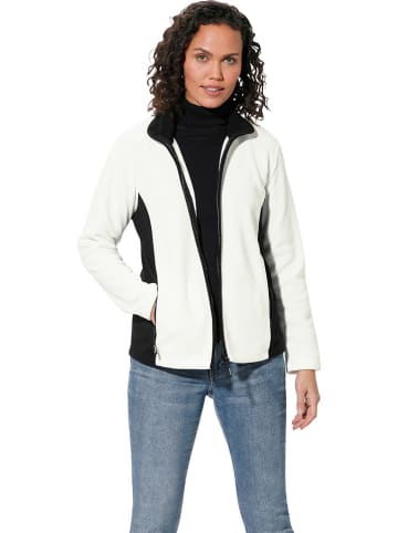 WITT WEIDEN Fleecejacke in Weiß/ Schwarz