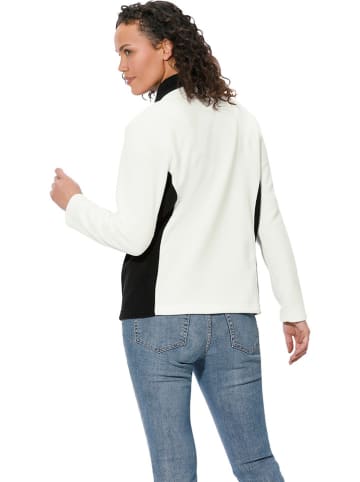 WITT WEIDEN Fleecejacke in Weiß/ Schwarz
