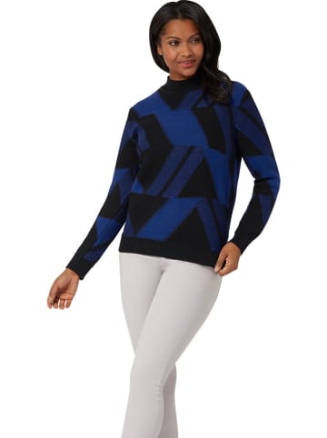 WITT WEIDEN Pullover in Schwarz/ Blau