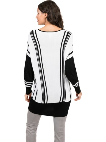 WITT WEIDEN Pullover in Schwarz/ Weiß