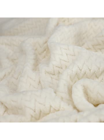 ESPRIT Plaid "Comfy" in Weiß