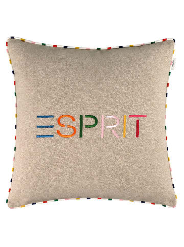 ESPRIT Poszewka "Signature" w kolorze beżowym na poduszkę