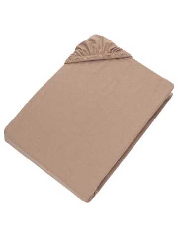 ESPRIT Jersey-Spannbettlaken in Creme