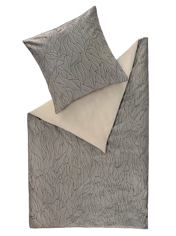 ESPRIT Renforcé-Bettwäschset "Nele" in Grau/ Beige