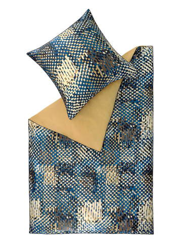 ESPRIT Satin-Bettwäsche "Paula" in Blau