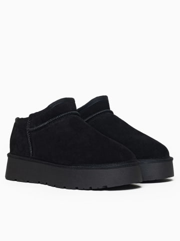 Gooce Leder-Winterboots "Jackie" in Schwarz