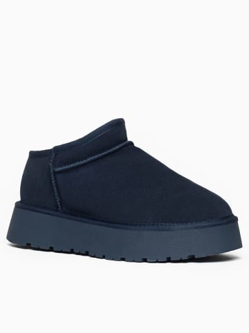 Gooce Leder-Winterboots "Jackie" in Dunkelblau