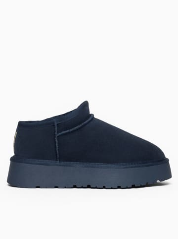 Gooce Leder-Winterboots "Jackie" in Dunkelblau