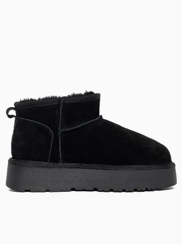 Gooce Leren winterboots "Mindy" zwart