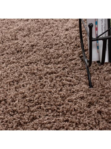 Mioli Hochflor-Teppich "Life" in Braun