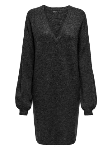 ONLY Strickkleid in Anthrazit