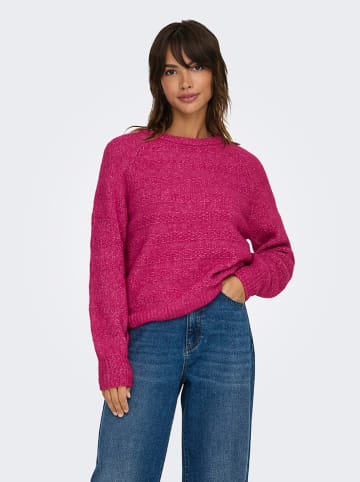 ONLY Sweter w kolorze różowym