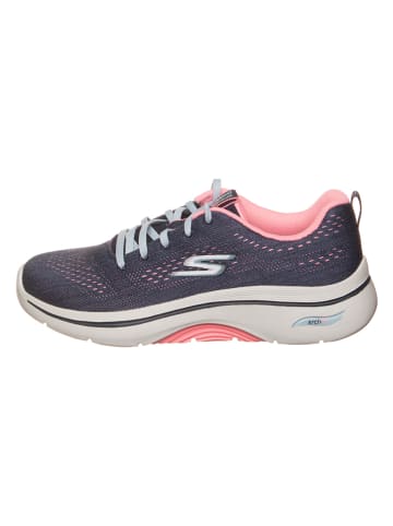 Skechers Sneakers "Go walk Arch Fit 2.0 - Vivid" in Dunkelblau/ Rosa