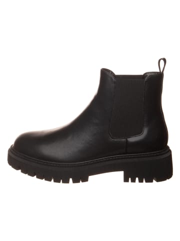 Skechers Skórzane sztyblety "Modern Rugged - The Voyager" w kolorze czarnym
