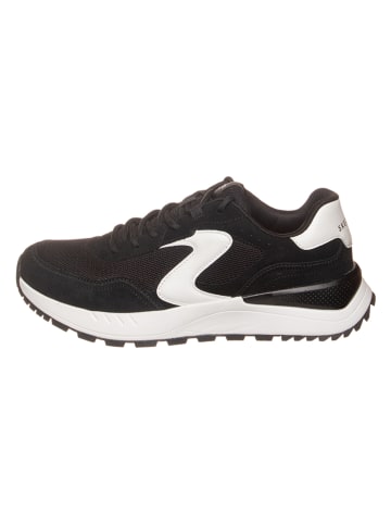 Skechers Leren sneakers "Fury - Fury Lace Low" zwart/wit