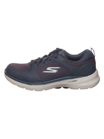 Skechers Sneakersy "Go Walk 6 - Compete" w kolorze granatowym