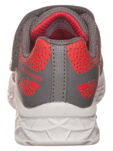 Skechers Sneakers "Microspec II" in Grau/ Rot