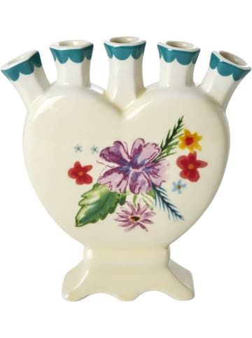 Rice Vaas crème/meerkleurig - (H)14,5 cm
