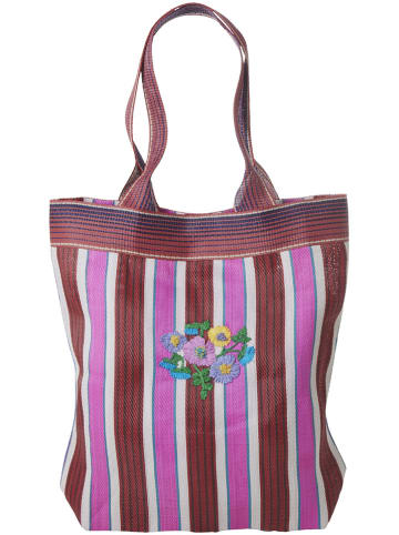 Rice Shopper rood/paars - (B)40 x (H)40 cm