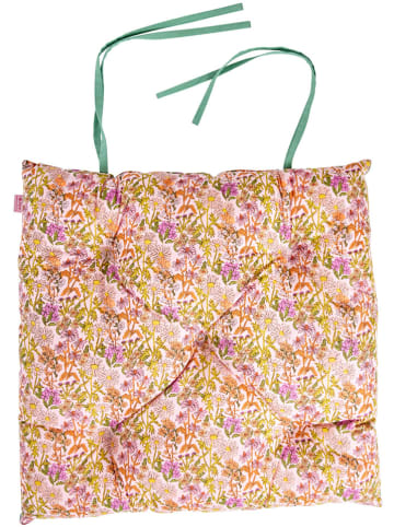 Rice Stoelkussen oranje/paars - (L)40 x (B)40 cm